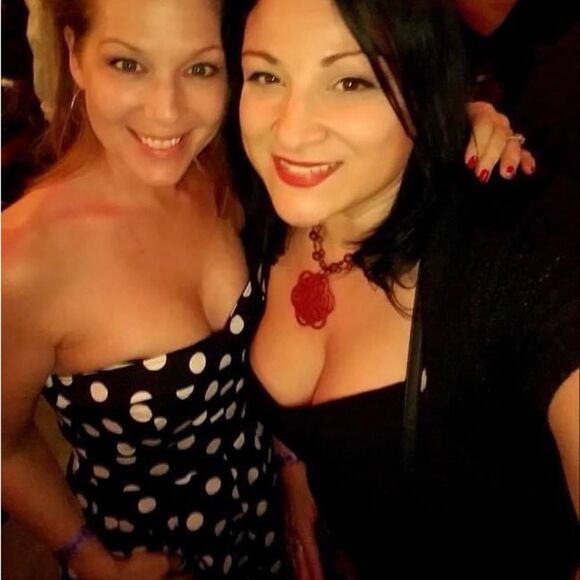 Modcloth IXIA Strapless Fit and Flare Polka Dot Dress sz M - Picture 5 of 5